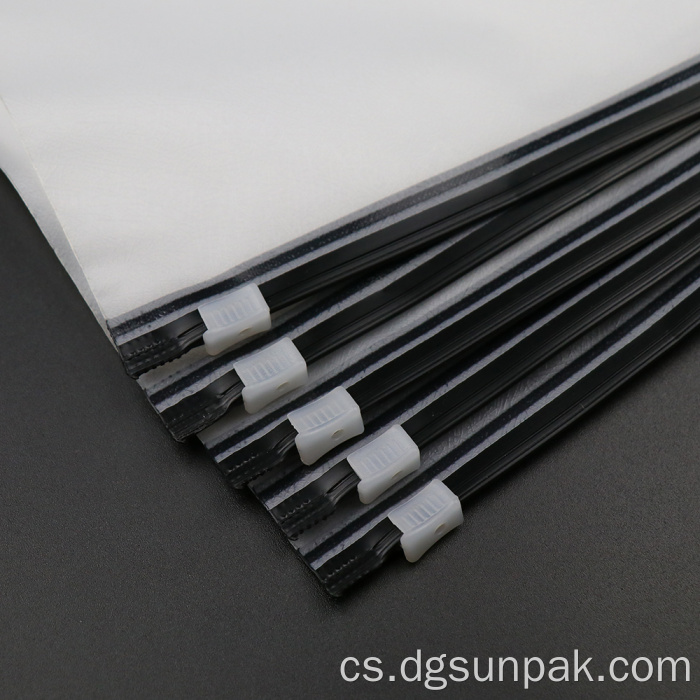 recyklované sáčky matné oblečení přepravní posuvné zipy sáčky